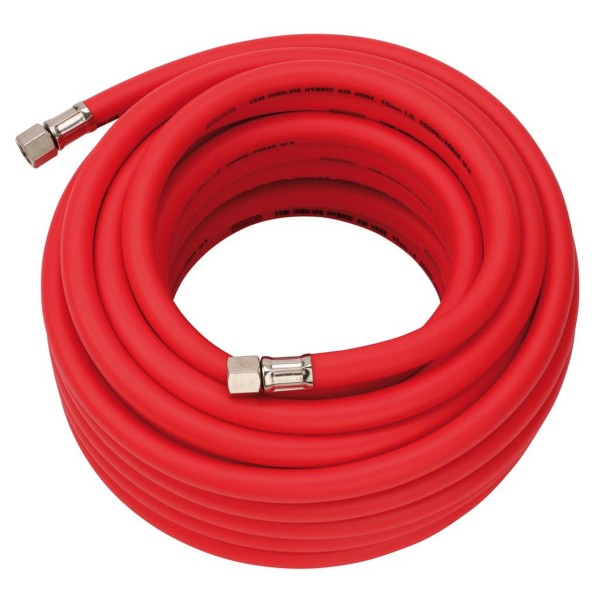 Draper High Visibility Hybrid Air Hose, 15m x 10mm, 1/4" BSP, Red (31731) Draper High Visibility Hybrid Air Hose, 15m x 10mm, 1/4" BSP, Red (31731)
