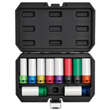 Draper Alloy Wheel Nut Socket Set, 1/2" Sq. Dr. (10 Piece) (31807)