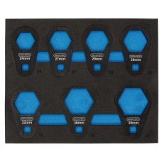 Draper Oil Filter Offset Wrench Set, 3/8" Sq. Dr., 6-Point (7 Piece) (31814)