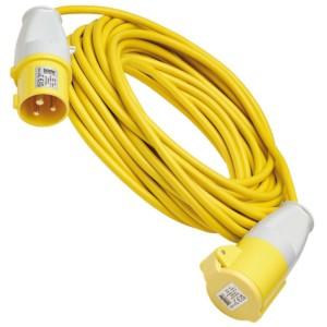 Defender E85111 Extension Lead, Yellow, 1.5mm², 16A, 14m (35813)