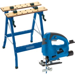 Draper Workshop Bundle – Storm Force® 550W Orbital Jigsaw & 600mm Workbench (36280) Draper Workshop Bundle – Storm Force® 550W Orbital Jigsaw & 600mm Workbench (36280)