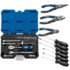 Draper Hand Tool Essentials Kit - 3 Piece Set (36664) Draper Hand Tool Essentials Kit - 3 Piece Set (36664)