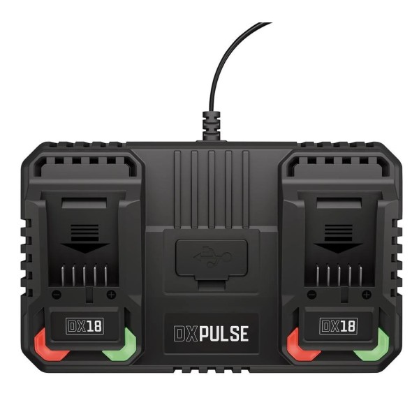 DXPULSE DX18 by Draper 18V Twin Fast Charger, 4.5A (2 Piece) (36782) DXPULSE DX18 by Draper 18V Twin Fast Charger, 4.5A (2 Piece) (36782)