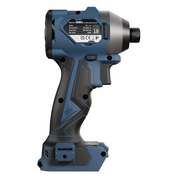 DXPULSE DX18 by Draper 18V Brushless Impact Driver, 230Nm (Sold Bare) (36853) DXPULSE DX18 by Draper 18V Brushless Impact Driver, 230Nm (Sold Bare) (36853)