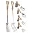 Draper Heritage 6 Piece Garden Tool Bundle – Stainless Steel Spade, Fork & Hand Tools (37472 / 37450)