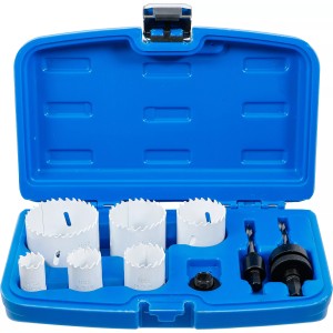 BGS Technic Hole Saw Set | Ø 22 - 65 mm | Depth 40 mm | 8 Piece BGS Technic Hole Saw Set | Ø 22 - 65 mm | Depth 40 mm | 8 Piece