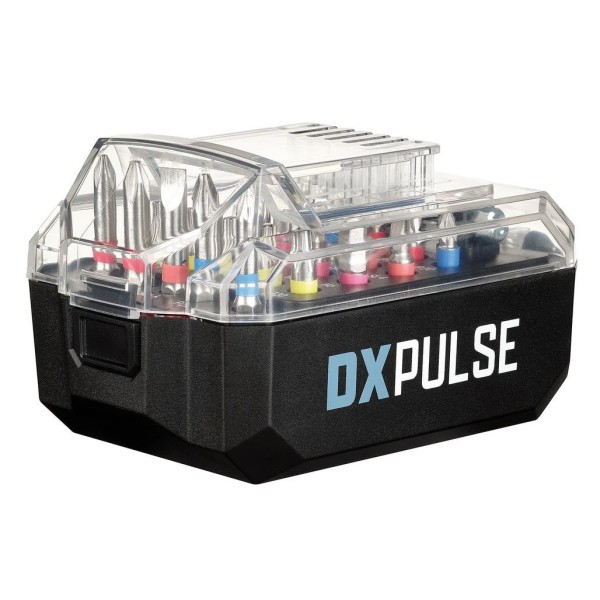 DXPULSE DX18 by Draper 18V Brushless Combi and Impact Wrench Twin Kit with Drill Accessories, 2.4A Charger, 2 x 2.0Ah Battery, and Carry Case (39658) DXPULSE DX18 by Draper 18V Brushless Combi and Impact Wrench Twin Kit with Drill Accessories, 2.4A Charger, 2 x 2.0Ah Battery, and Carry Case (39658)