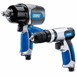 Draper Garage Air Tool Bundle - 680Nm Impact Wrench & Reversible Air Drill (39788) Draper Garage Air Tool Bundle - 680Nm Impact Wrench & Reversible Air Drill (39788)