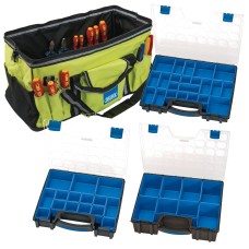 Draper Storage & Organisation Bundle - Tool Bag & Organiser Set (40165)
