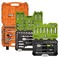 Draper Mechanic's 1/4", 3/8" & 1/2" Socket Set Bundle - 90 Pieces Total (40301)