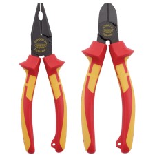 Draper XP1000® VDE Electrician's Plier Bundle – Tethered Combination & Side Cutters (40302)
