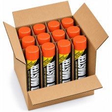 Draper Line Marker Spray Paint, 750ml, Orange (41912) - BOX OF 12