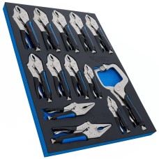 BGS Technic Tool Tray 3/3: Locking Grip Pliers Set | 13 pcs.
