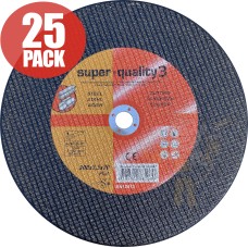 Super Quality 3 Steel Flat Cutting Consaw Disc 12 Inch (300mm x 3.5mm x 20mm) PACK OF 25