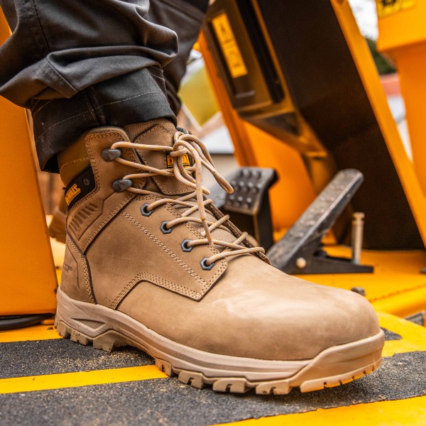 DeWalt CRANSON Leather Safety Boot Stone DeWalt CRANSON Leather Safety Boot Stone