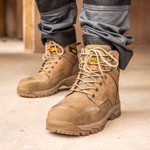 DeWalt CRANSON Leather Safety Boot Stone DeWalt CRANSON Leather Safety Boot Stone