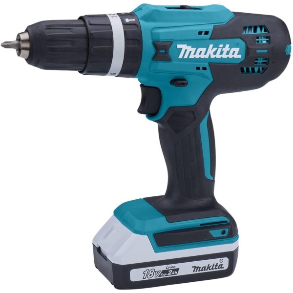 Makita HP488DWAX4 G-Series Combi Drill 18V 1 x 2.0Ah Li-ion + Accessory Set Makita HP488DWAX4 G-Series Combi Drill 18V 1 x 2.0Ah Li-ion + Accessory Set