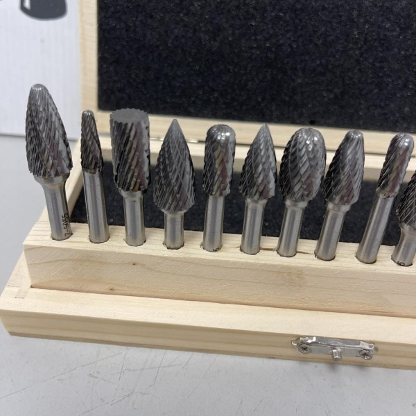 Super Quality Premium 16 Piece Rotary Burr Set in Wooden Box Super Quality Premium 16 Piece Rotary Burr Set in Wooden Box