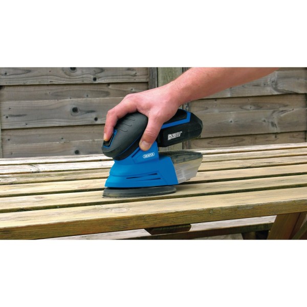 Draper D20 20V Tri-Base Detail Sander (Sold Bare) (55657) Draper D20 20V Tri-Base Detail Sander (Sold Bare) (55657)