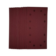 Draper 1/2 Sanding Sheets with Hook and Loop, 115 x 230mm, 240 Grit (Pack of 10) (55865)