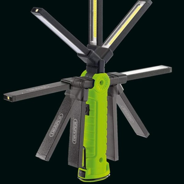 Draper COB/SMD LED Rechargeable Slimline Inspection Lamp, 3W, 170 Lumens, Green, 1 x USB Cable Supplied (11856) Draper COB/SMD LED Rechargeable Slimline Inspection Lamp, 3W, 170 Lumens, Green, 1 x USB Cable Supplied (11856)