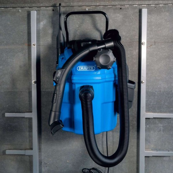 Draper 230V Wall Mounted Wet and Dry Vacuum Cleaner, 1500W (36313) Draper 230V Wall Mounted Wet and Dry Vacuum Cleaner, 1500W (36313)