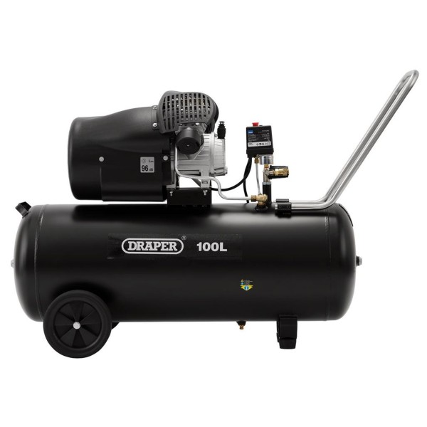 Draper 100L Direct Drive V-Twin Air Compressor, 2.2kW/3hp (65396) Draper 100L Direct Drive V-Twin Air Compressor, 2.2kW/3hp (65396)
