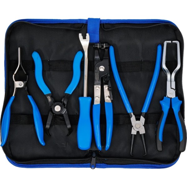 BGS Technic Fuel Line and Hose Clamp Pliers Set | 6 pcs. BGS Technic Fuel Line and Hose Clamp Pliers Set | 6 pcs.