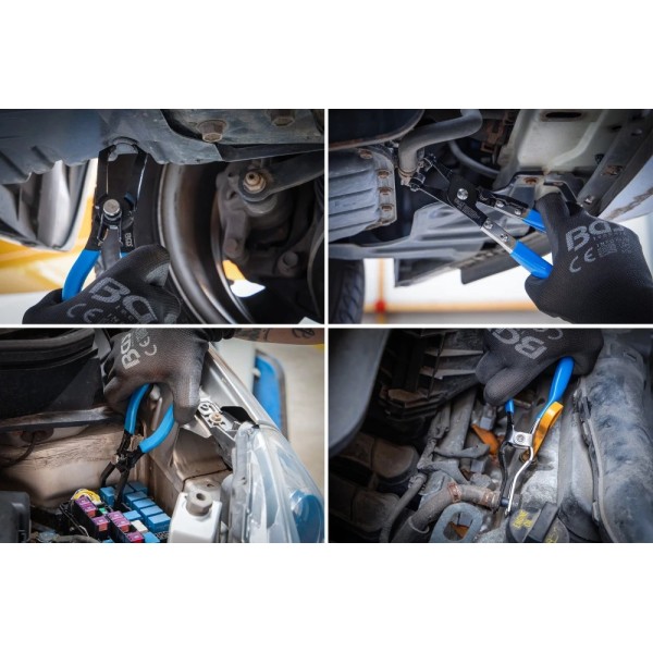 BGS Technic Fuel Line and Hose Clamp Pliers Set | 6 pcs. BGS Technic Fuel Line and Hose Clamp Pliers Set | 6 pcs.
