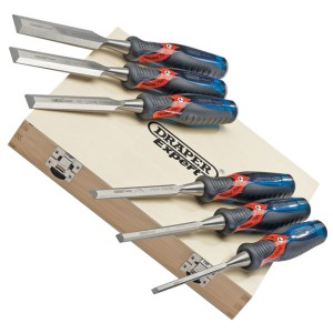 Draper EXPERT 140mm Soft Grip 'Pound Thru' Bevel Edge Wood Chisel Set (6 Piece) Draper EXPERT 140mm Soft Grip 'Pound Thru' Bevel Edge Wood Chisel Set (6 Piece)