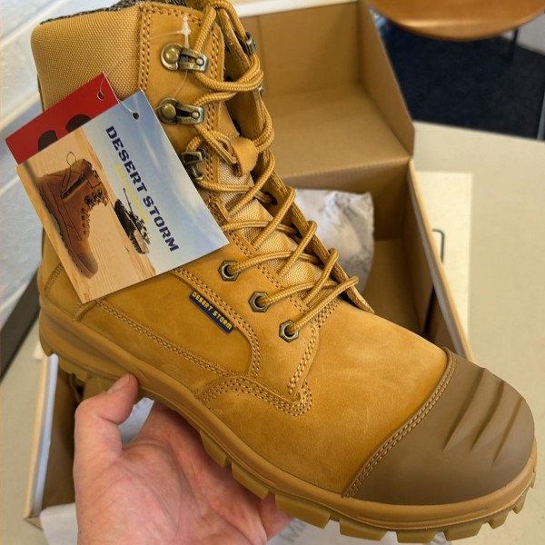Desert Storm S3 Zip Safety Boots - Steel Toe Water Resistant Work Boots (YKK Heavy Duty Zip) Desert Storm S3 Zip Safety Boots - Steel Toe Water Resistant Work Boots (YKK Heavy Duty Zip)