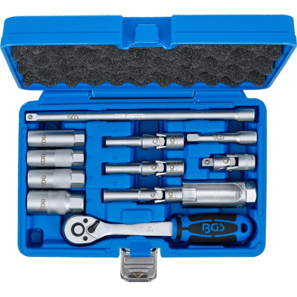 BGS Technic Glow and Spark Plug Tool Set | 10 mm (3/8") | 12 pcs. BGS Technic Glow and Spark Plug Tool Set | 10 mm (3/8") | 12 pcs.