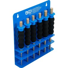 BGS Technic Pin Punch Set | with Hand Protection | 180 mm | 3 - 8 mm | 6 pcs.