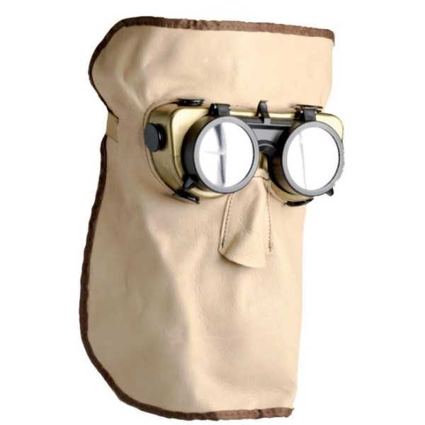 SWP Honeywell Leather Hood / Welding Goggles Combination (Monkey Mask) Standard 30cm SWP Honeywell Leather Hood / Welding Goggles Combination (Monkey Mask) Standard 30cm