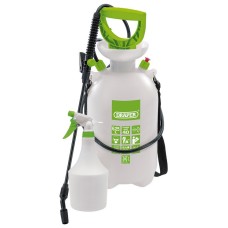 Draper Pressure Sprayer, 6.25L, With FREE Mini Sprayer, 1L