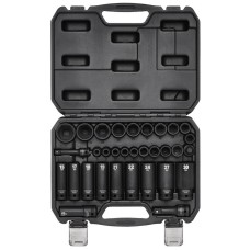 Draper Impact Socket Set, 3/8" & 1/2" Sq. Dr. (32 Piece) (83098)