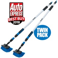 Draper Flow Through Telescopic Washing Brush, 3m (85068) TWIN PACK