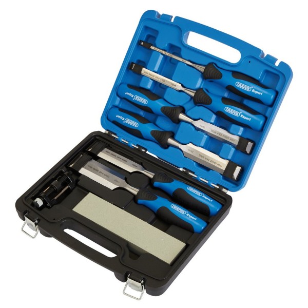 Draper Expert Soft Grip Wood Chisel Kit, 140mm (8 Piece) (88605) Draper Expert Soft Grip Wood Chisel Kit, 140mm (8 Piece) (88605)