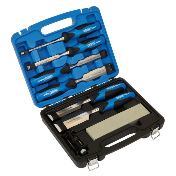 Draper Expert Soft Grip Wood Chisel Kit, 140mm (8 Piece) (88605) Draper Expert Soft Grip Wood Chisel Kit, 140mm (8 Piece) (88605)