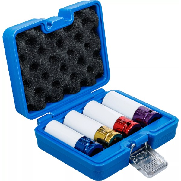 BGS Technic Protective Impact Socket Set | 12.5mm (1/2") Drive | 17 / 19 / 21 / 22mm | 4 Piece BGS Technic Protective Impact Socket Set | 12.5mm (1/2") Drive | 17 / 19 / 21 / 22mm | 4 Piece