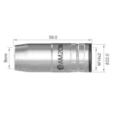 Arc Torchology M2 Conical Nozzle 15mm 1.9mm