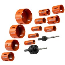 Bahco Sandflex® Plumber's Bi-Metal Holesaw Set, 14 Piece