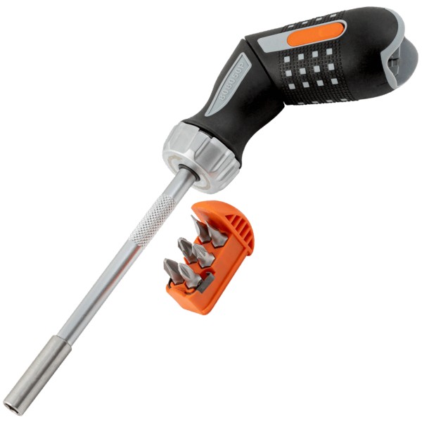 Bahco 808050P Ratcheting Bit 1/4" Screwdriver with Pistol Handle Bahco 808050P Ratcheting Bit 1/4" Screwdriver with Pistol Handle