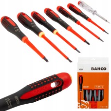 Bahco BE-9887S ERGO™ VDE Insulated Screwdriver Set, 7 Piece