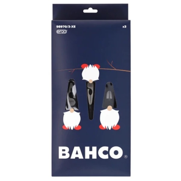 Bahco XMAS 9897G/3-XE Plier Set, 3 Piece Bahco XMAS 9897G/3-XE Plier Set, 3 Piece