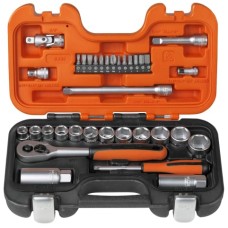 Bahco S330 Socket Set of 34 Metric 1/4in & 3/8in Drive