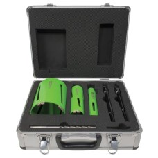 CorePlus DCDKIT7 Diamond Dry Core Drill Bit Set, 7 Piece