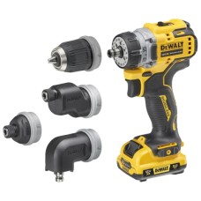 DEWALT DCD703L2T XR BL Multi-head Drill Driver 12V 2 x 3.0Ah Li-ion