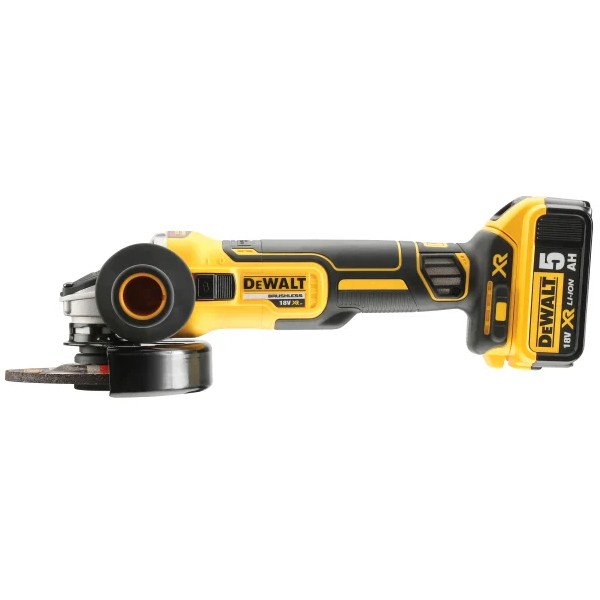 DEWALT DCG405P2 XR Brushless Grinder 125mm 18V 2 x 5.0Ah Li-ion DEWALT DCG405P2 XR Brushless Grinder 125mm 18V 2 x 5.0Ah Li-ion