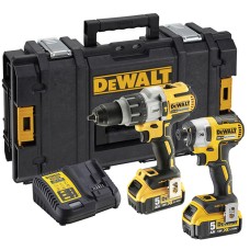 DEWALT DCK276P2 Brushless Twin Pack 18V 2 x 5.0Ah Li-ion